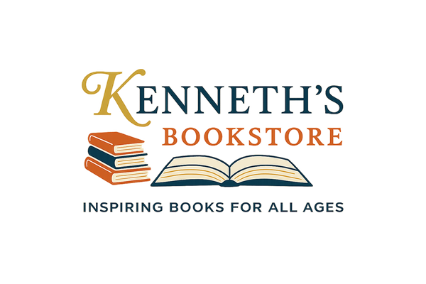 Kenneth's Bookstore Logo with Simple Fancy K