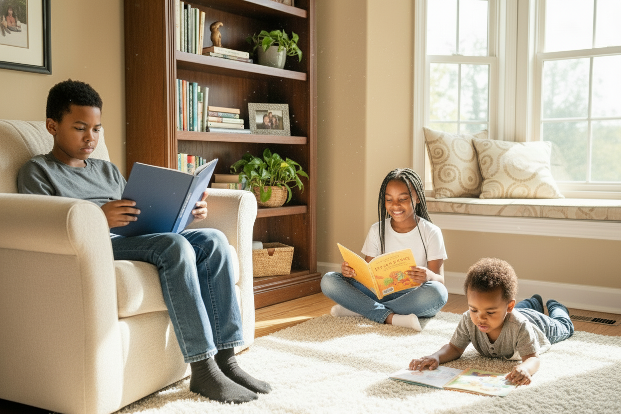 Updated family reading banner